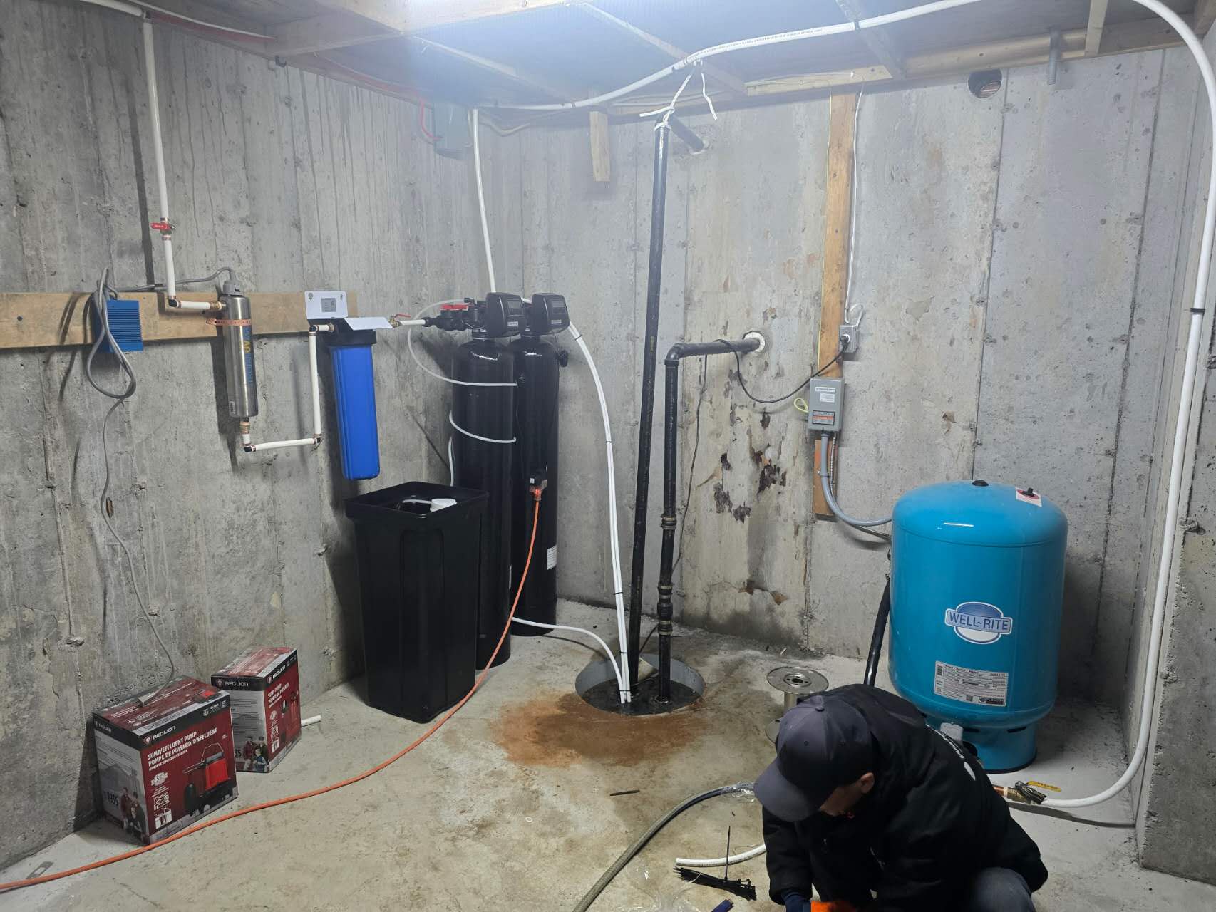 Whitchurch-Stouffville Installation Water Softener + Iron Filter + Water Purifier Set - Image 13