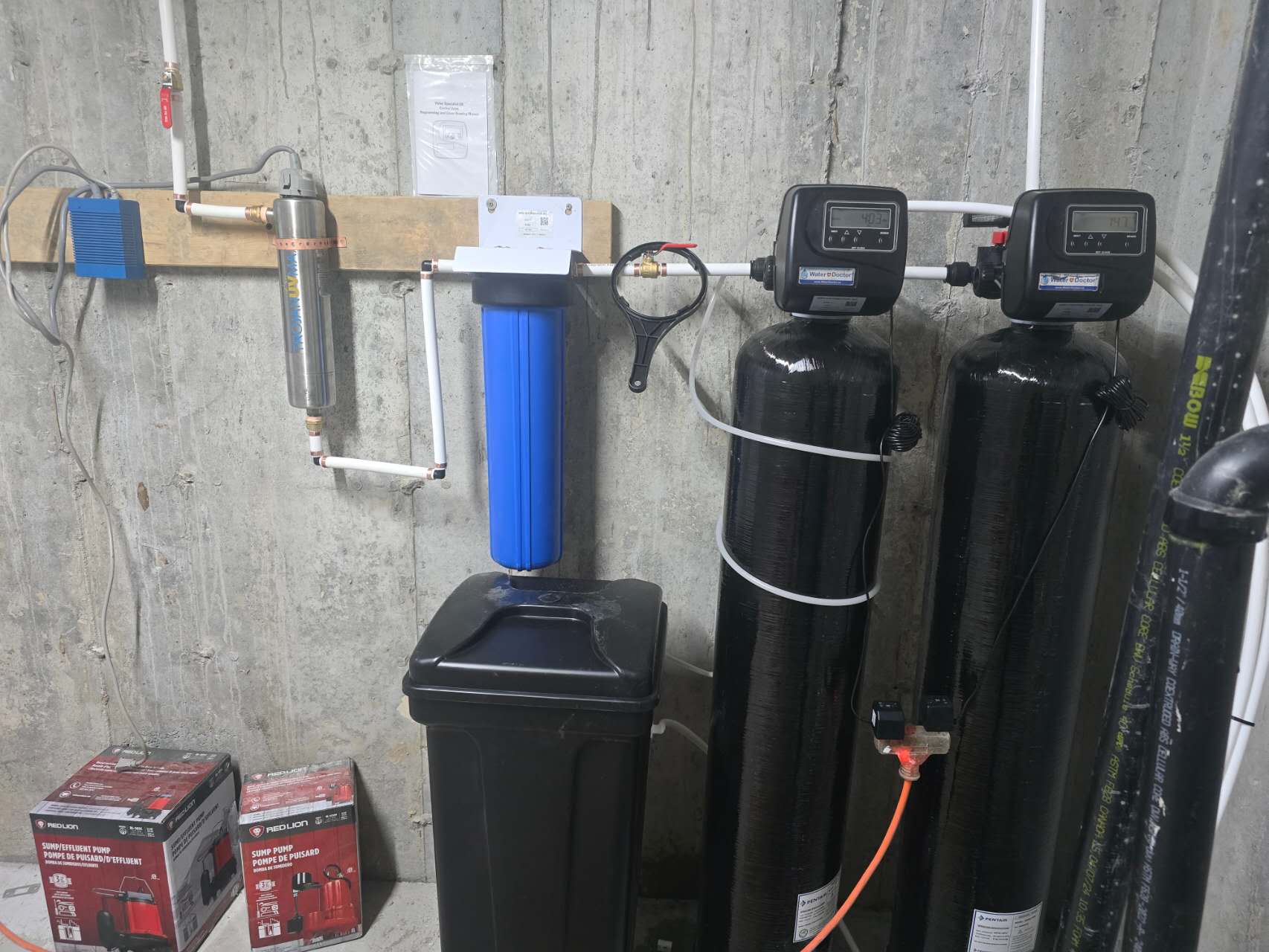 Whitchurch-Stouffville Installation Water Softener + Iron Filter + Water Purifier Set - Image 15