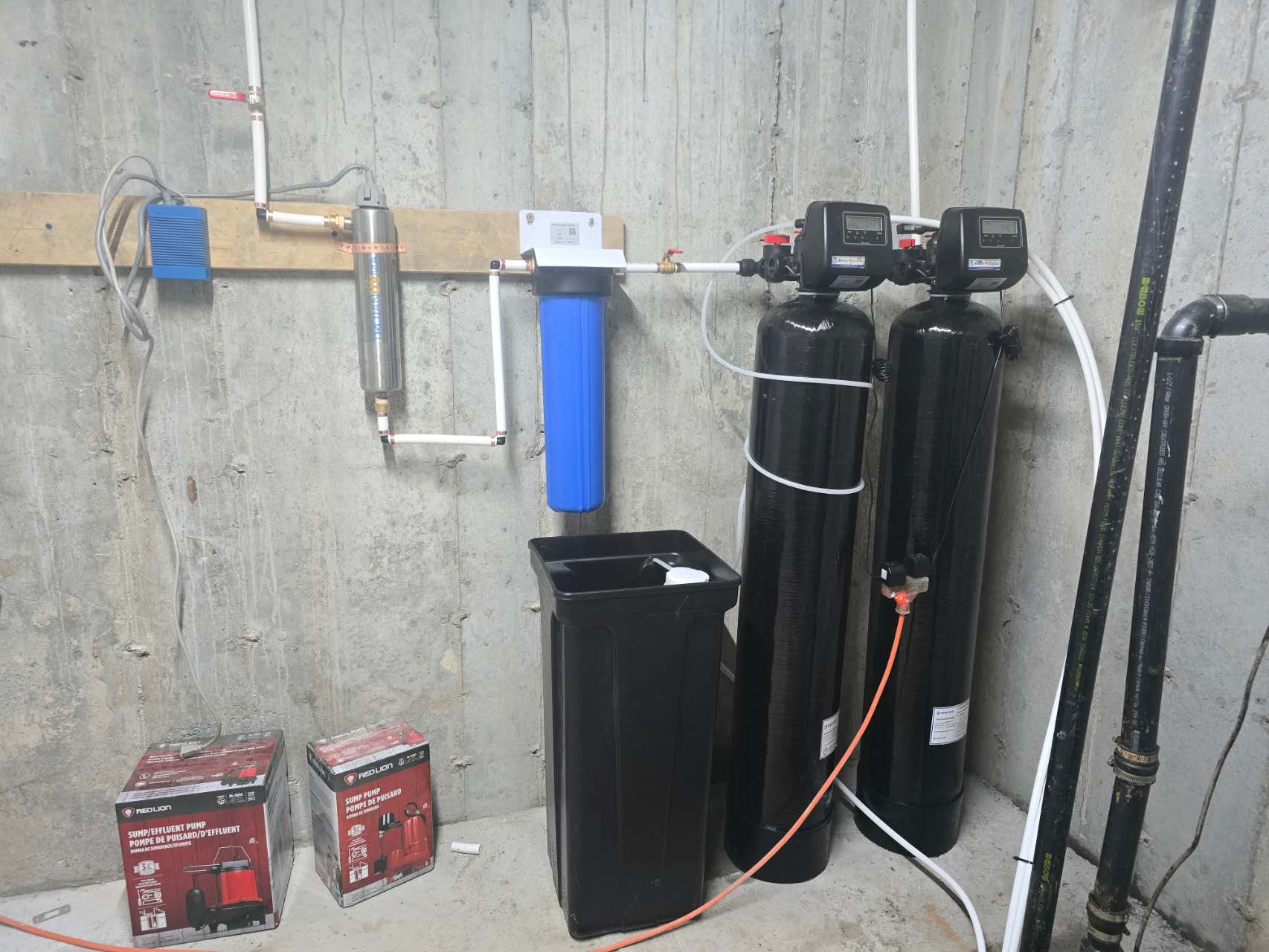 Whitchurch-Stouffville Installation Water Softener + Iron Filter + Water Purifier Set - Image 11