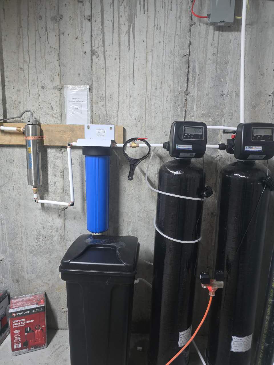 Whitchurch-Stouffville Installation Water Softener + Iron Filter + Water Purifier Set - Image 16