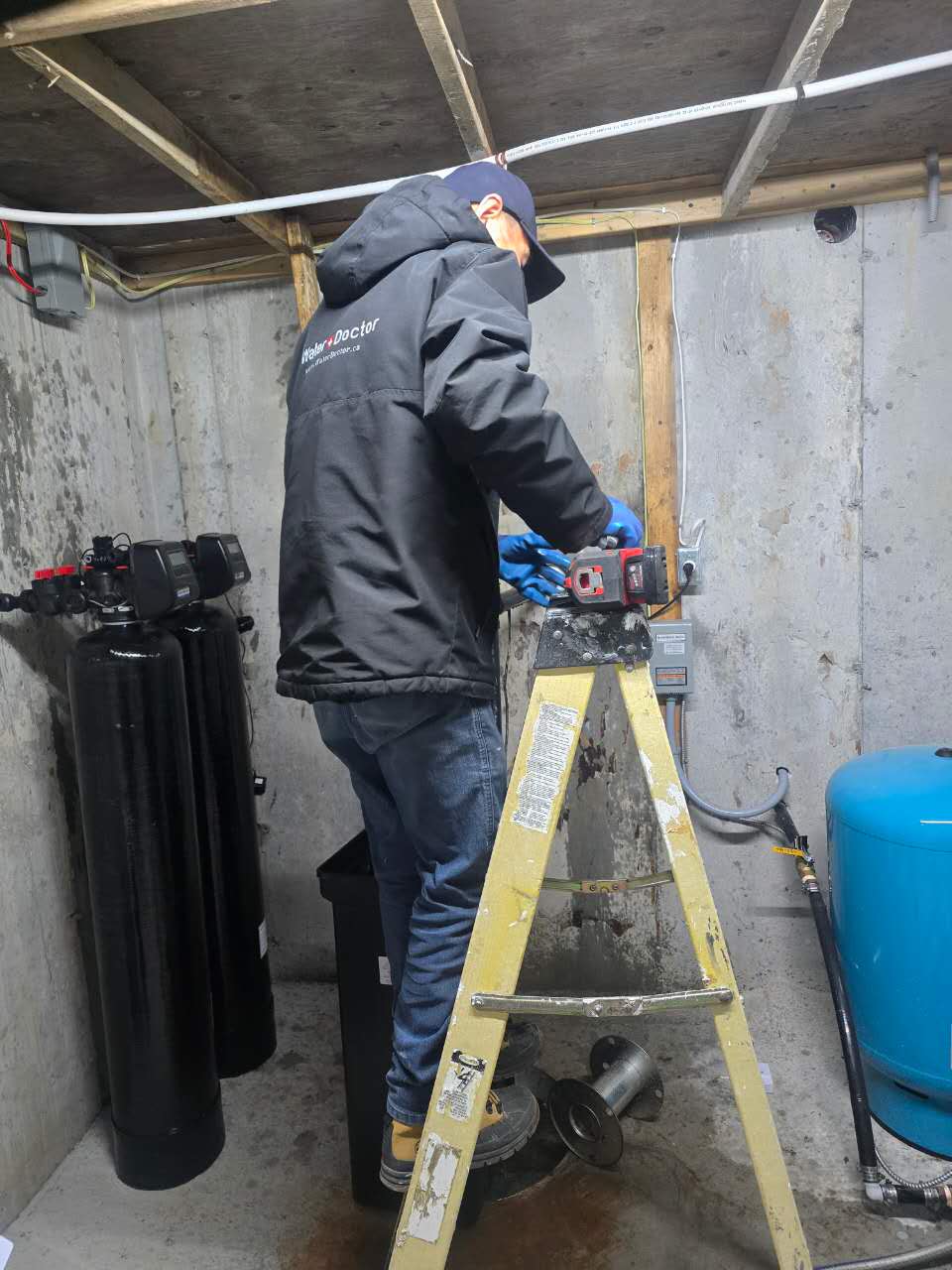 Whitchurch-Stouffville Installation Water Softener + Iron Filter + Water Purifier Set - Image 5