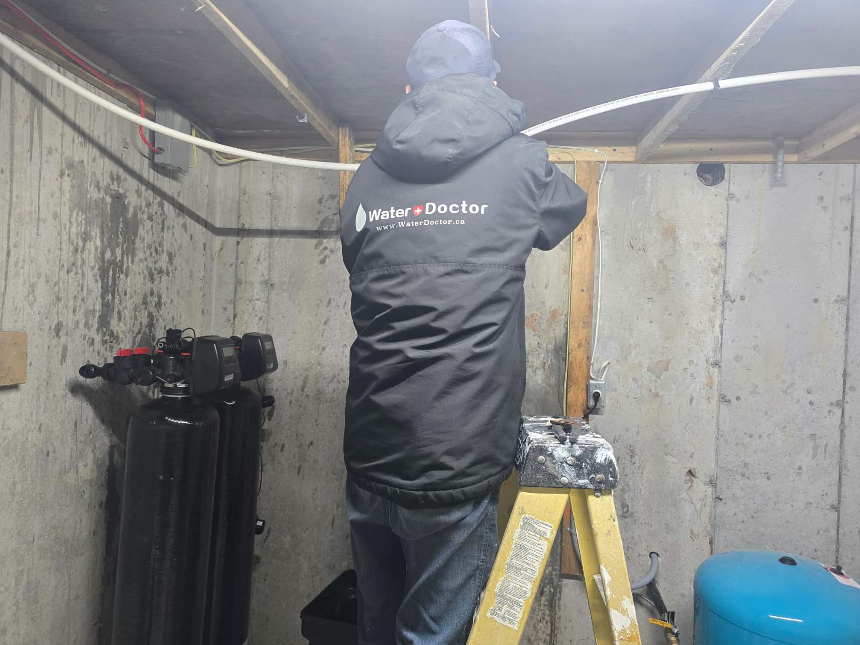 Whitchurch-Stouffville Installation Water Softener + Iron Filter + Water Purifier Set - Image 4