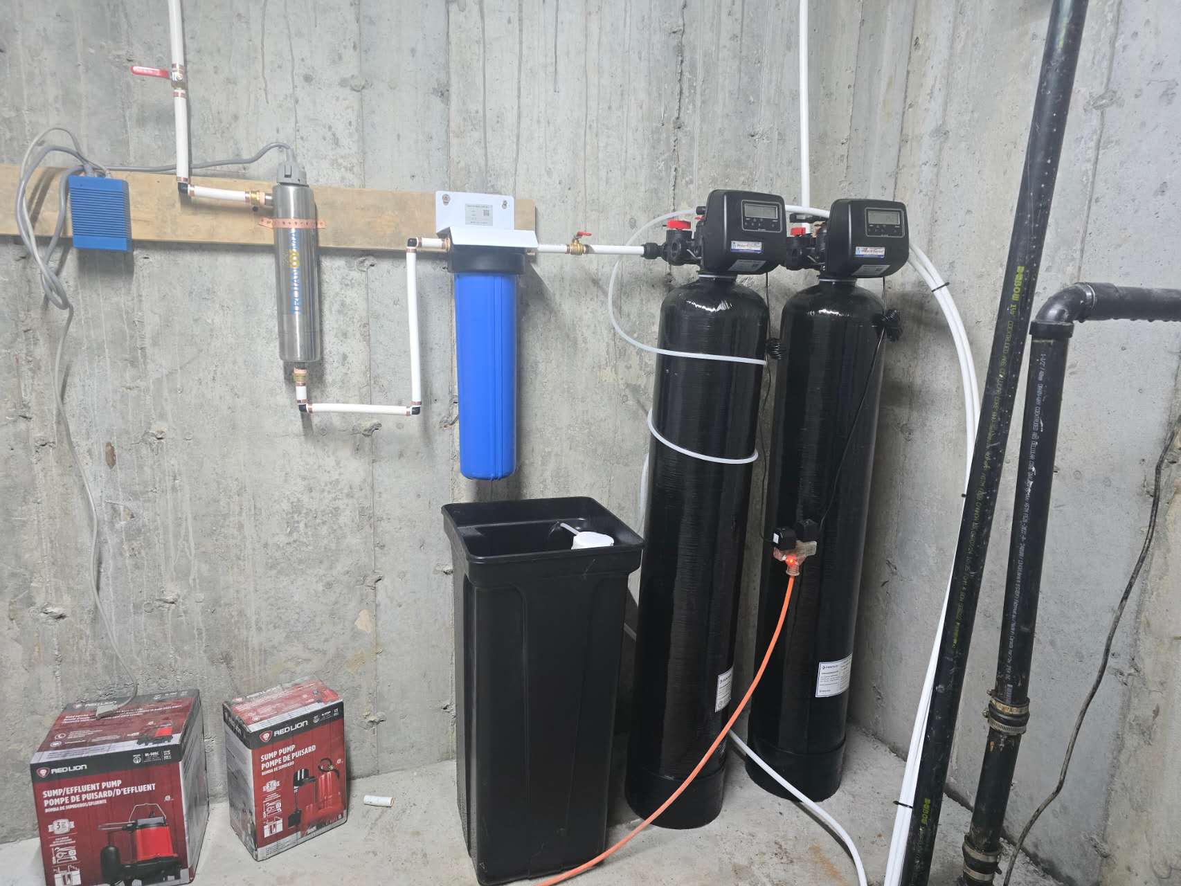 Whitchurch-Stouffville Installation Water Softener + Iron Filter + Water Purifier Set - Image 12