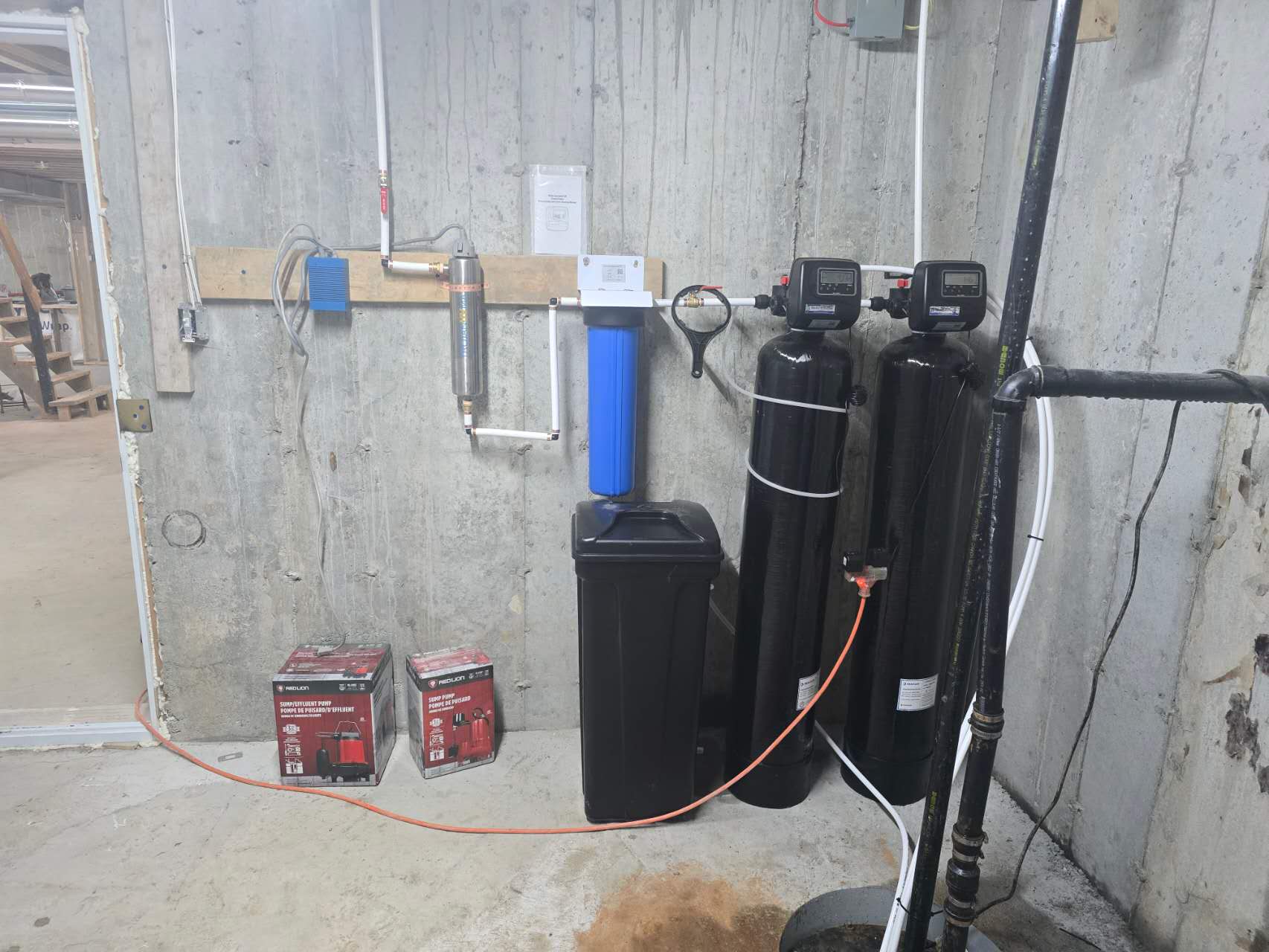 Whitchurch-Stouffville Installation Water Softener + Iron Filter + Water Purifier Set - Image 14